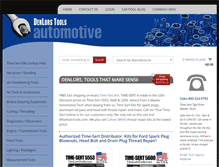 Tablet Screenshot of denlorstools.com